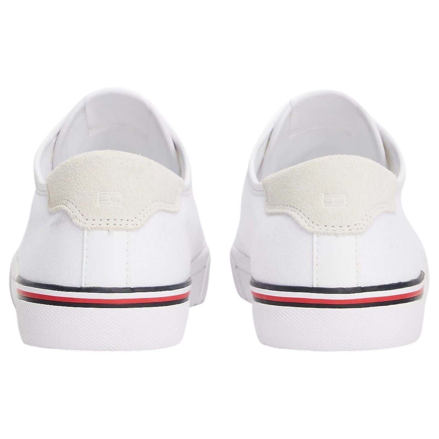 Mens Tommy Hilfiger Logo Patch Shoes White