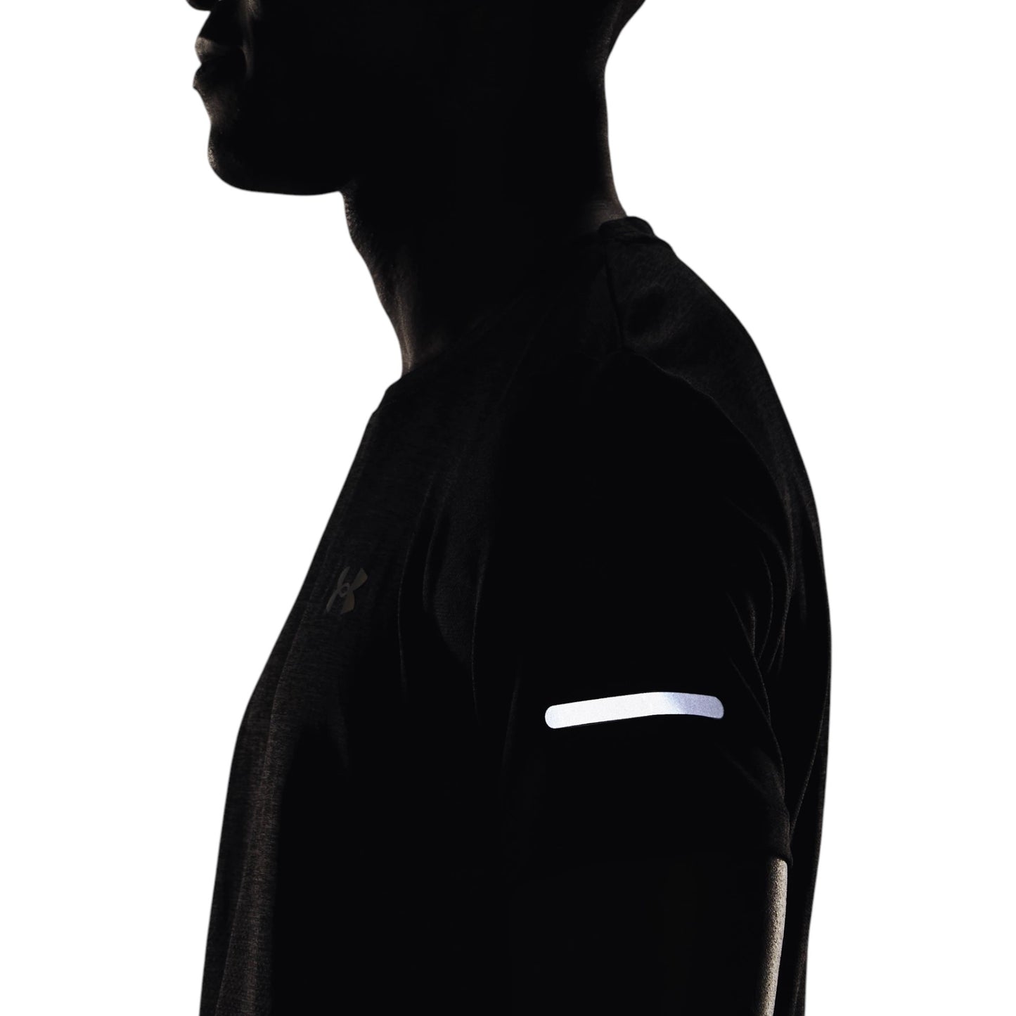 Mens Under Armour Seamless Stride Short Sleeve T-Shirt Black