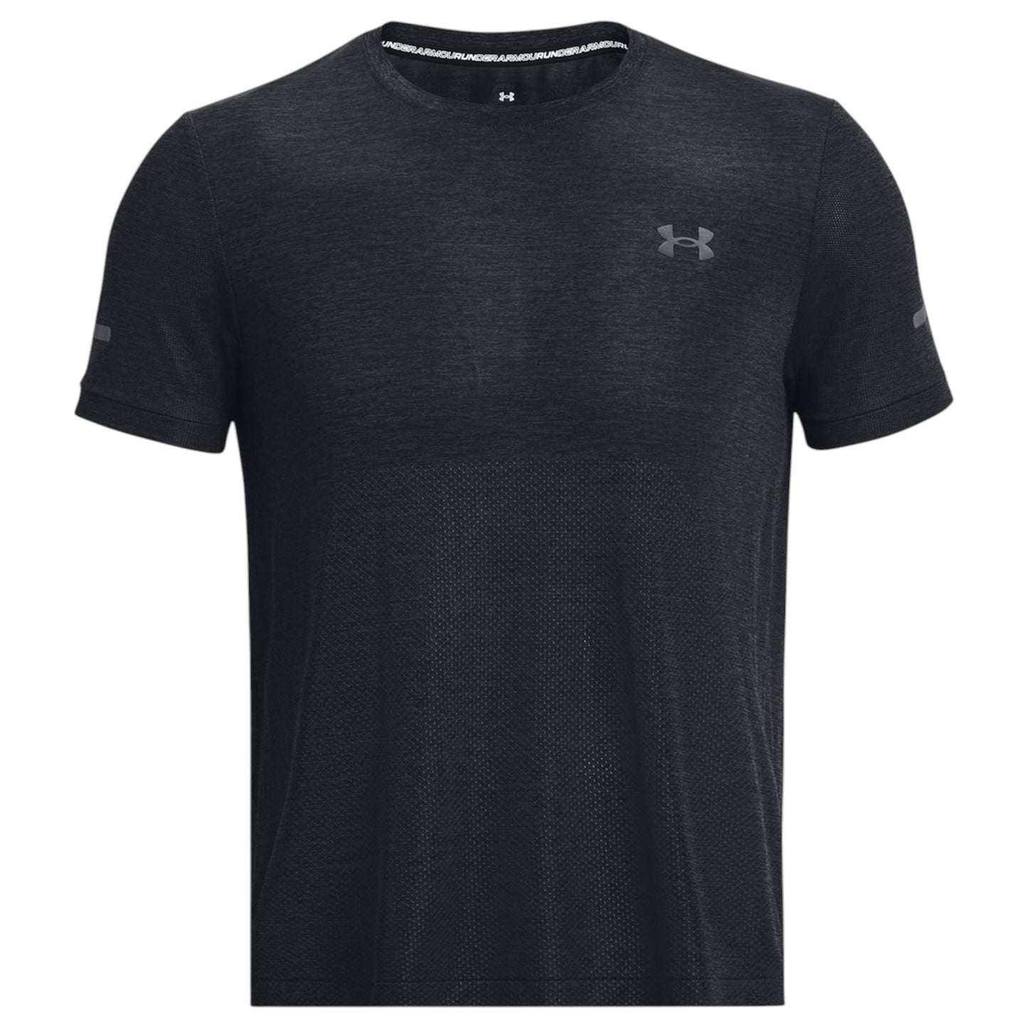 Mens Under Armour Seamless Stride Short Sleeve T-Shirt Black