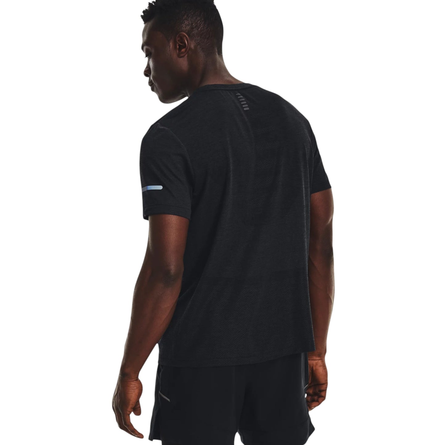 Mens Under Armour Seamless Stride Short Sleeve T-Shirt Black