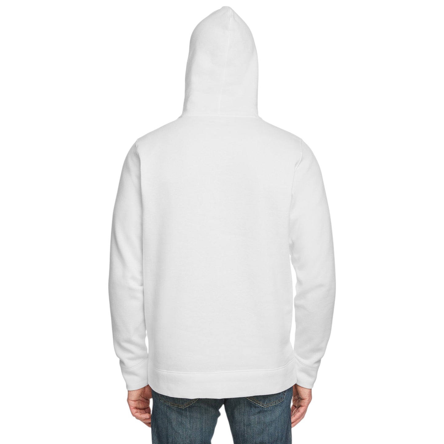 Mens Under Armour Hustle Fleece Hoodie White