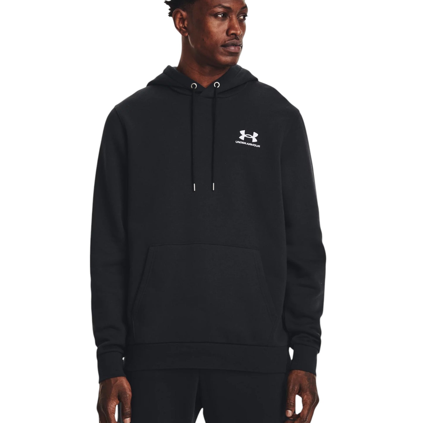 Mens Under Armour Icon Essential Fleece Hoodie Black