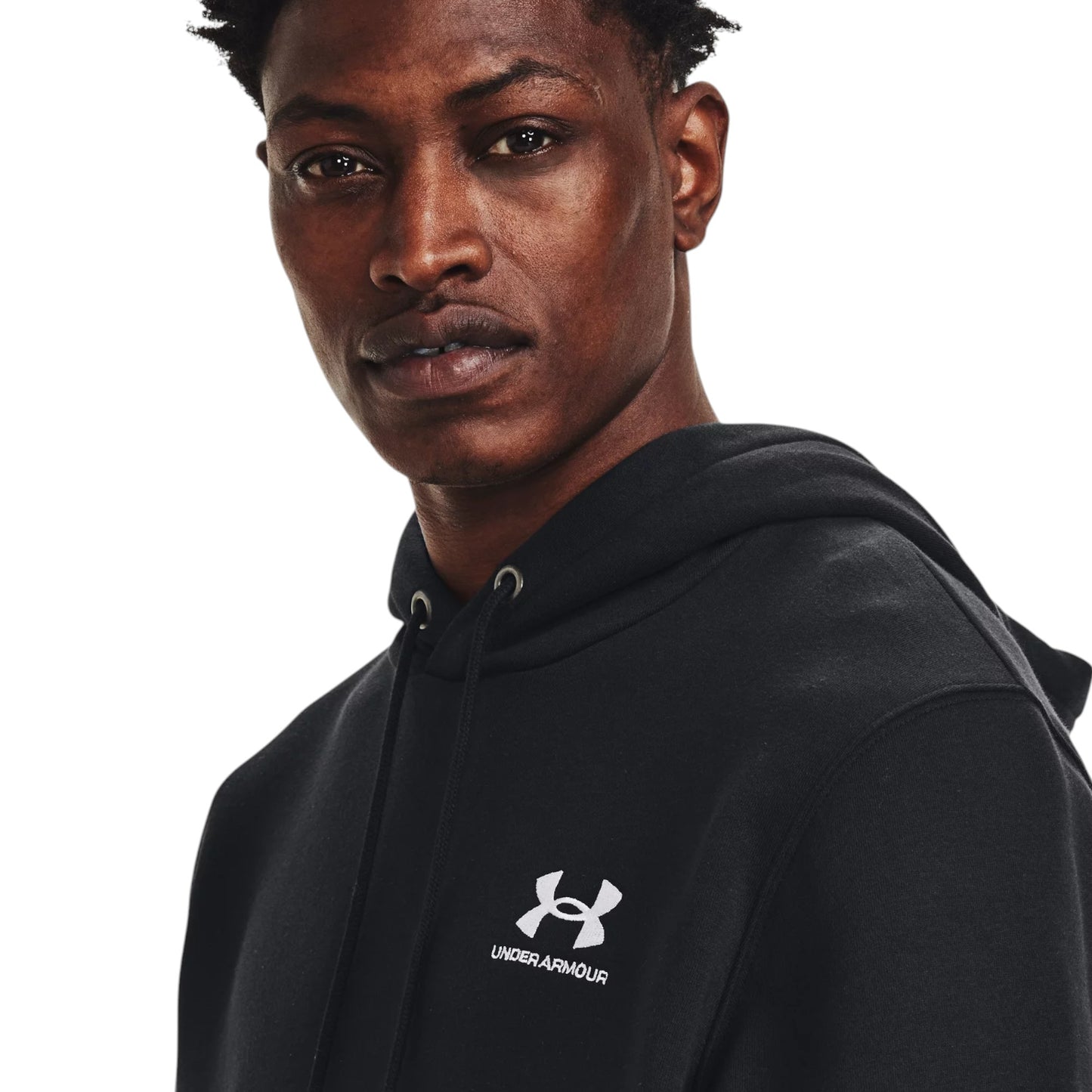 Mens Under Armour Icon Essential Fleece Hoodie Black