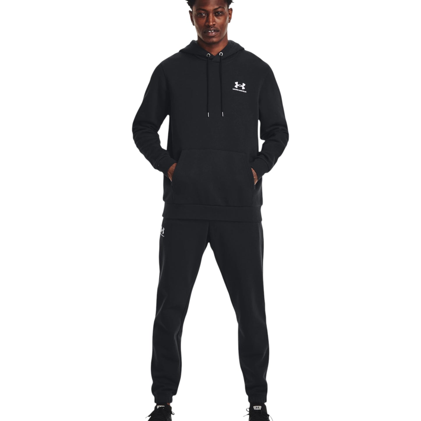 Mens Under Armour Icon Essential Fleece Hoodie Black