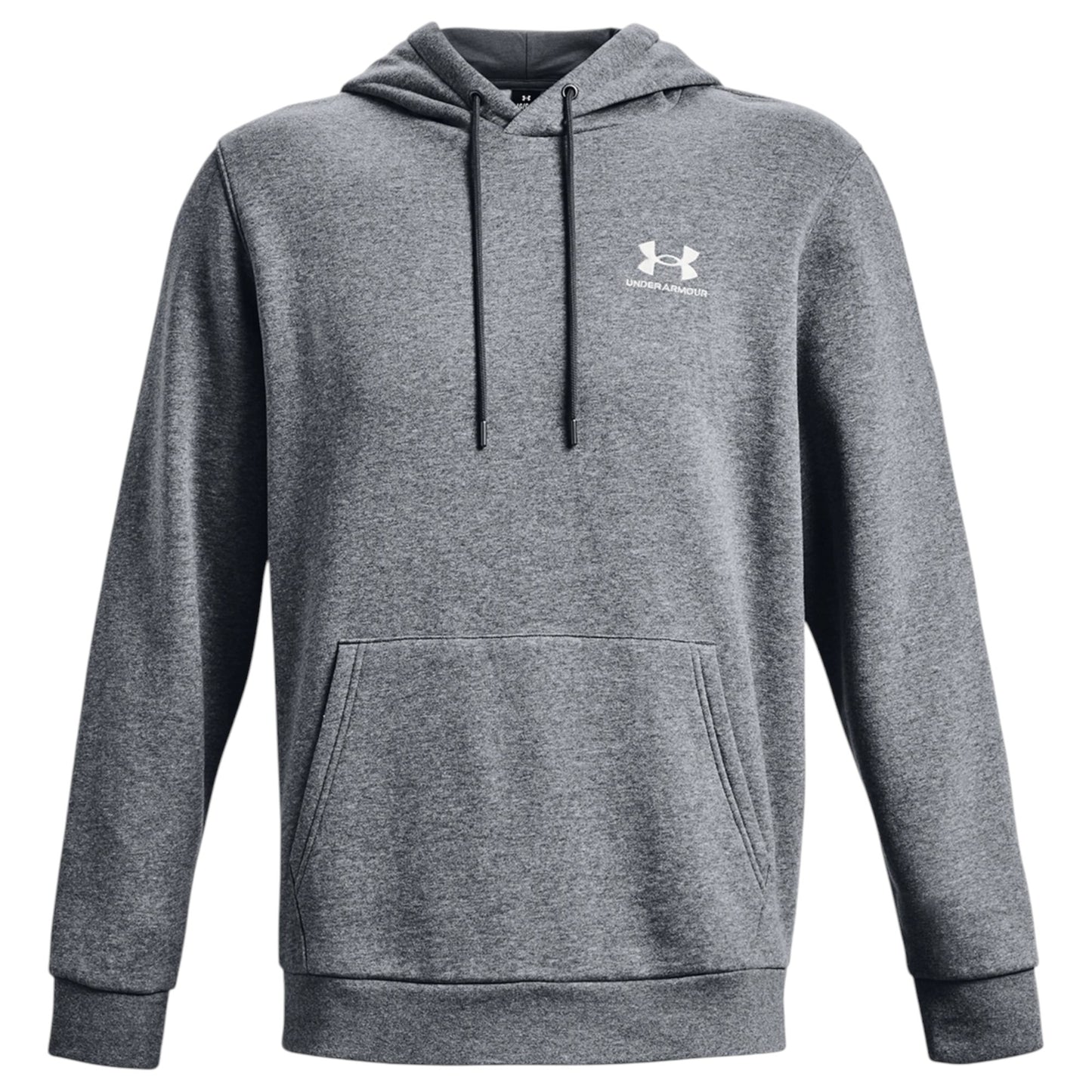 Mens Under Armour Icon Essential Fleece Hoodie Pitch Gray