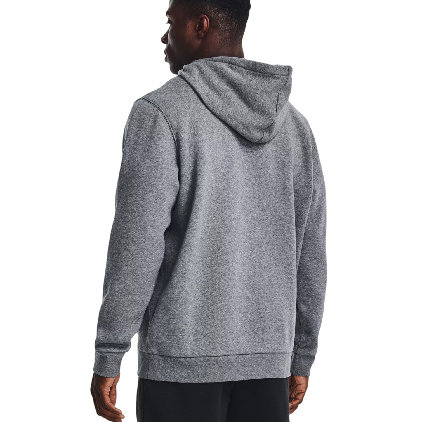 Mens Under Armour Icon Essential Fleece Hoodie Pitch Gray