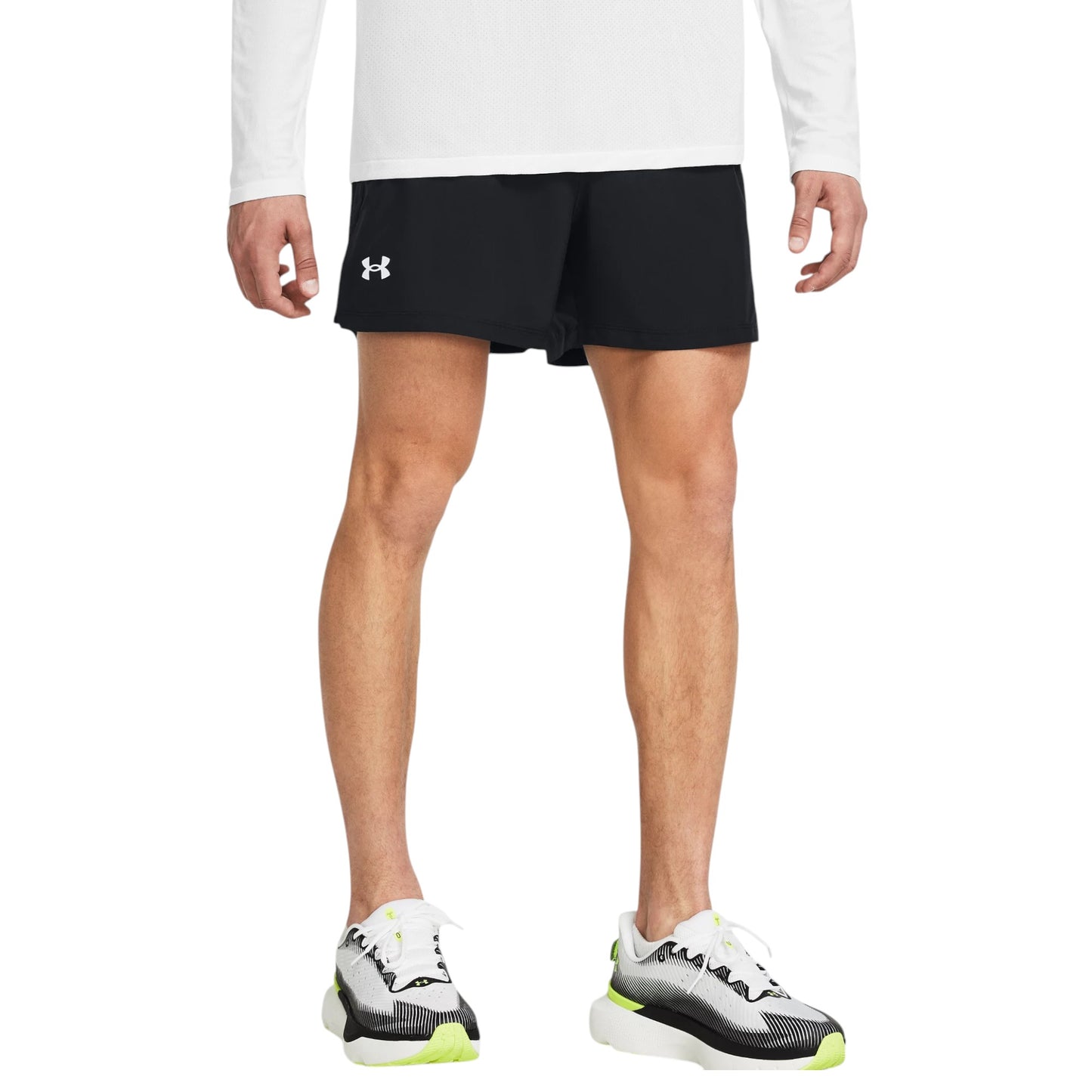 Mens Under Armour Launch 5 Inch Shorts Black