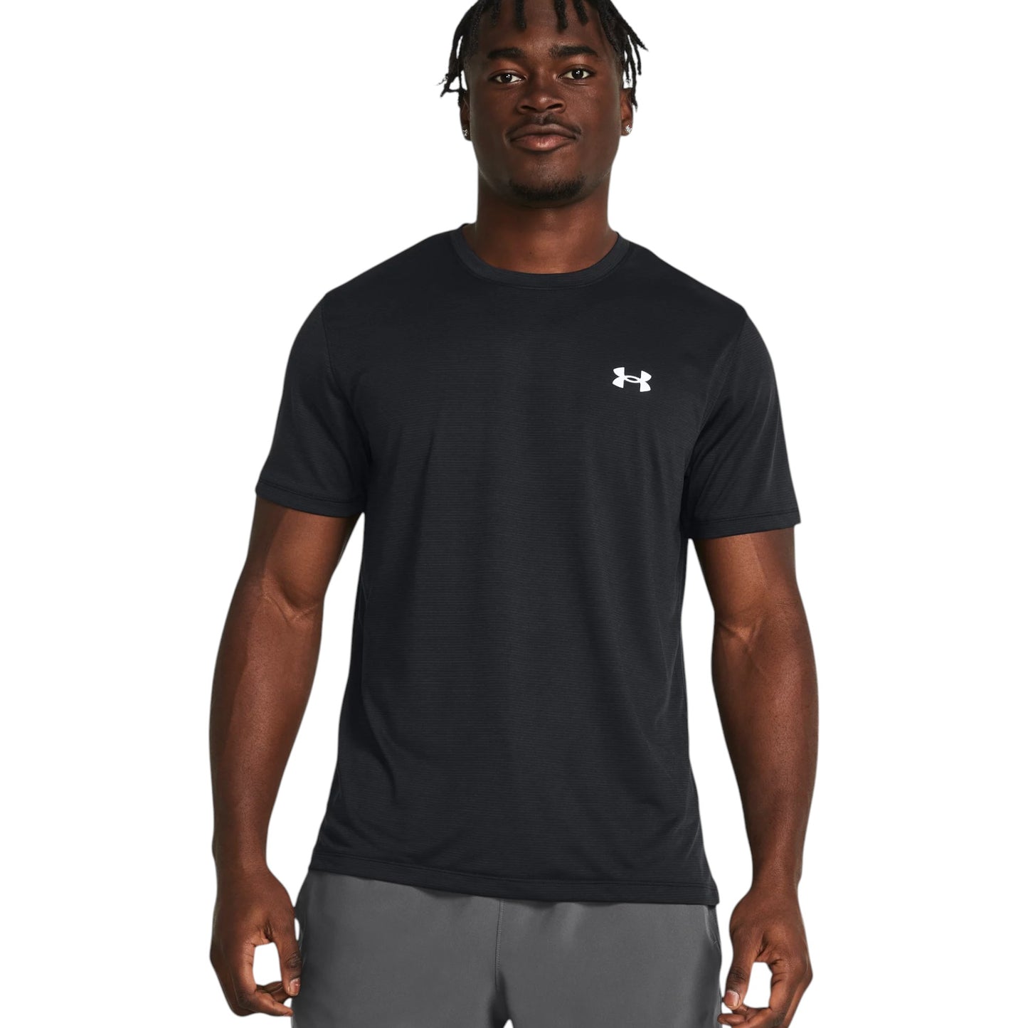 Mens Under Armour Launch Short Sleeve T-Shirt Black