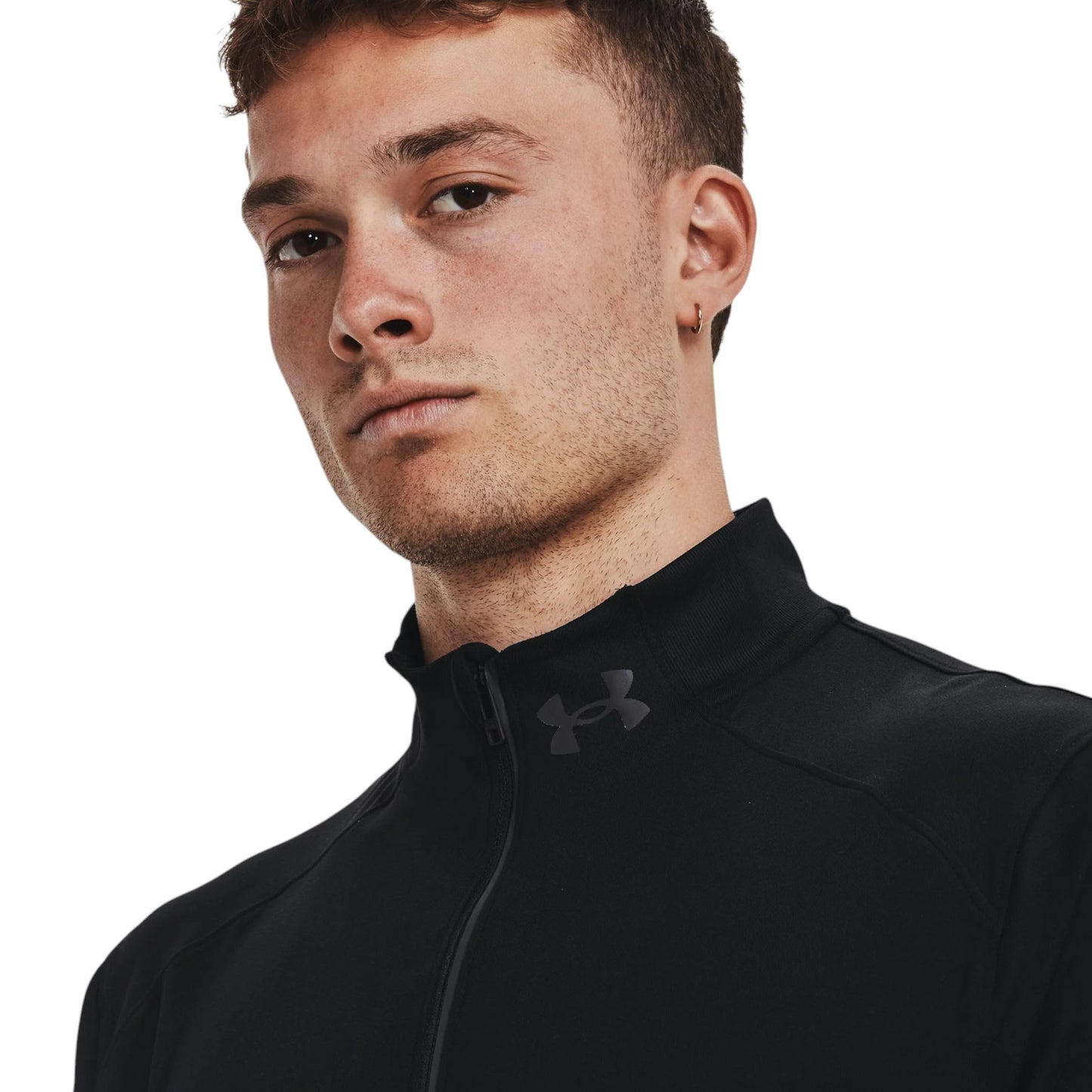 Mens Under Armour Launch Pro Quarter Zip Shirt Black