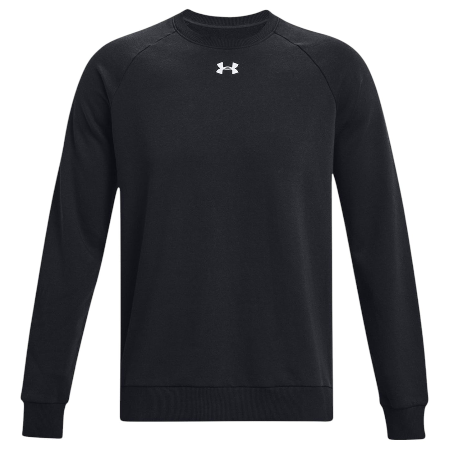Mens Under Armour Rival Fleece Crew Jumper Black