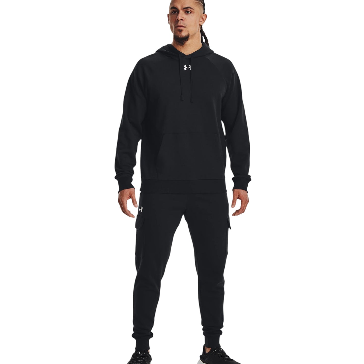 Mens Under Armour Rival Fleece Hoodie Black