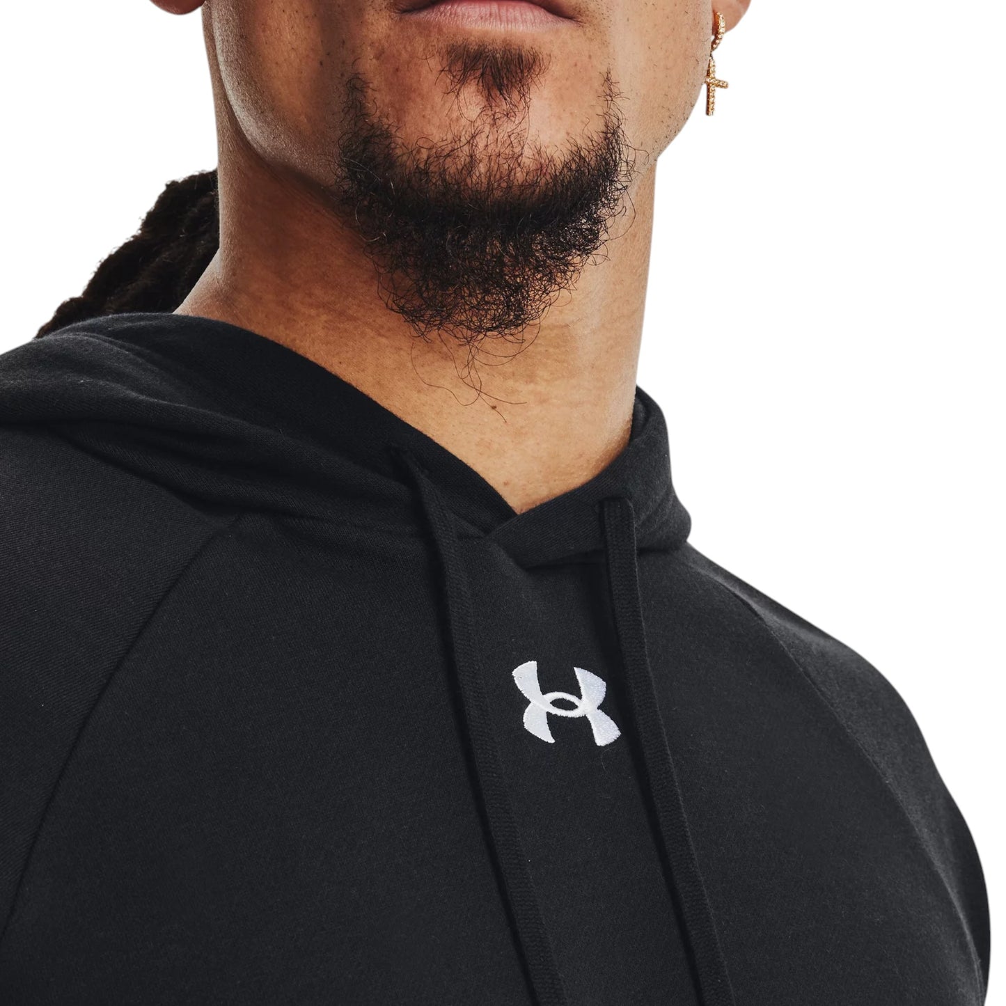 Mens Under Armour Rival Fleece Hoodie Black