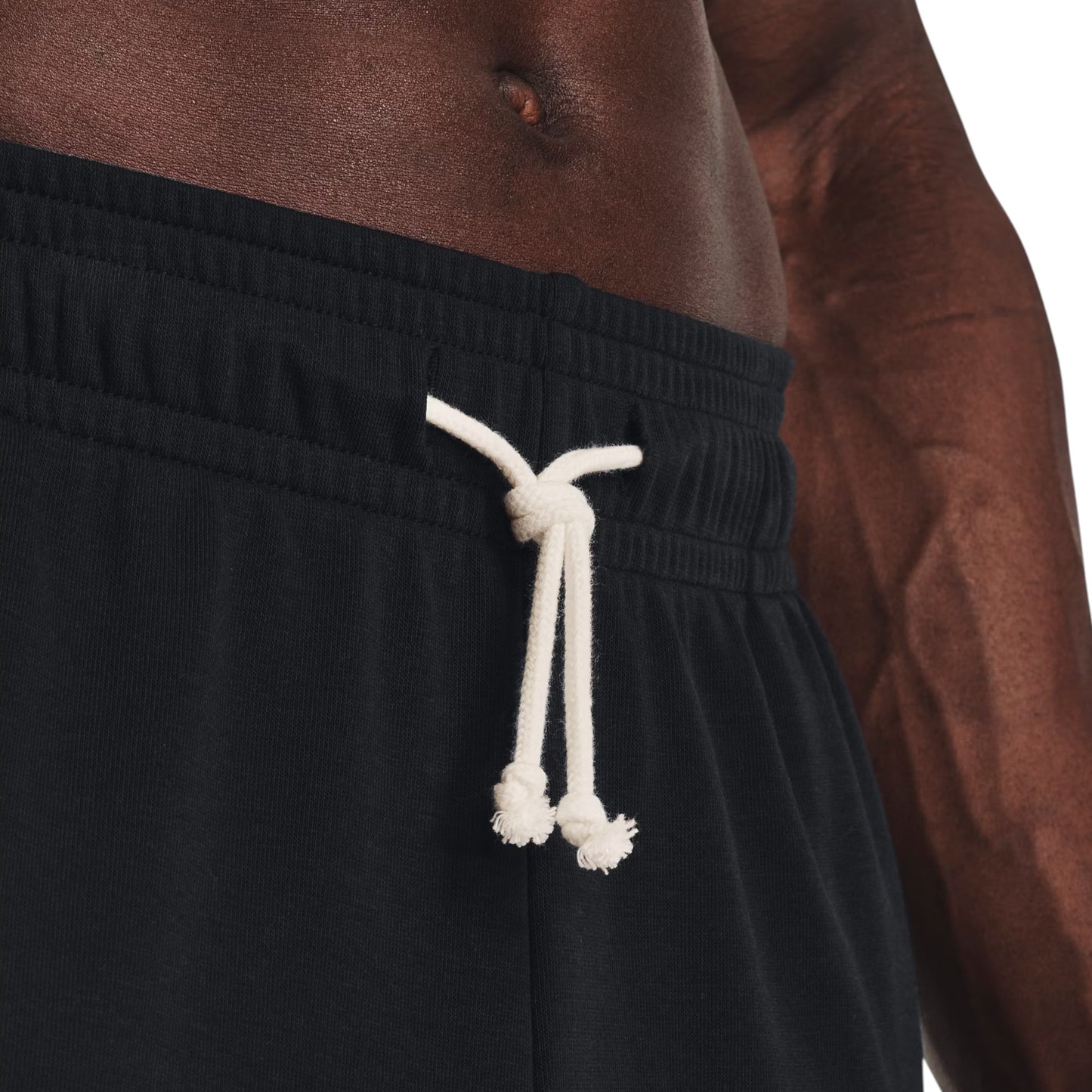 Mens Under Armour Rival Terry Jogger Trackies Black