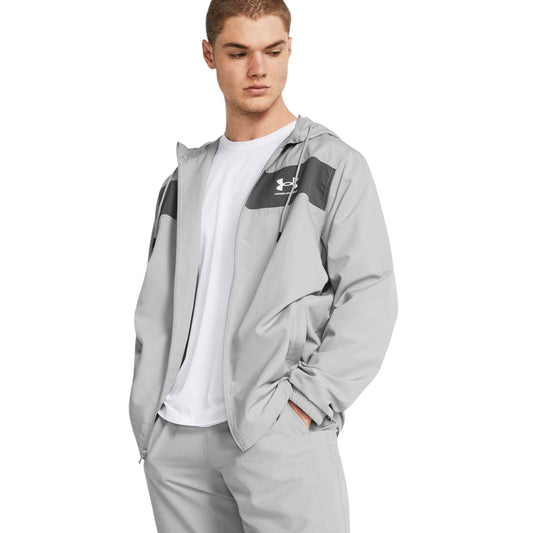 Mens Under Armour Sportstyle Windbreaker Jacket Jacket Modgray/Castlerock