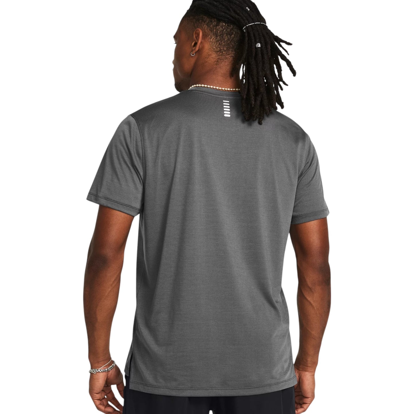 Mens Under Armour Launch Short Sleeve T-Shirt Castlerock