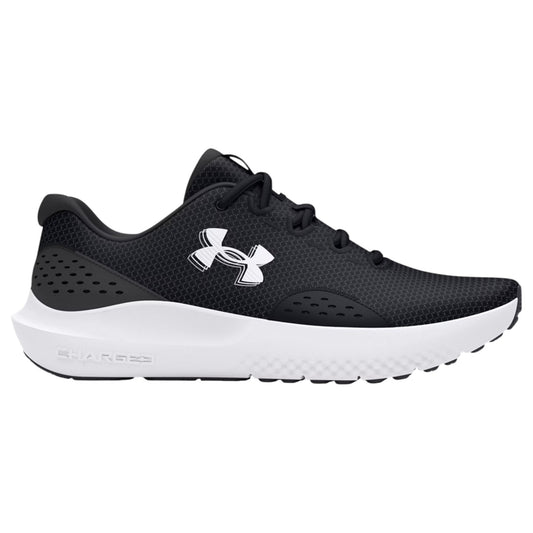 Mens Under Armour Surge 4 Shoes Black/White
