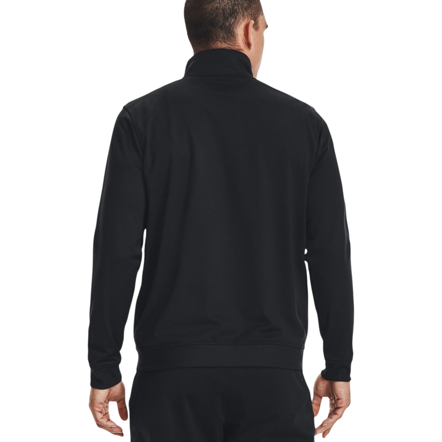 Mens Under Armour Sportstyle Tricot Active Sweatshirt Jacket Black