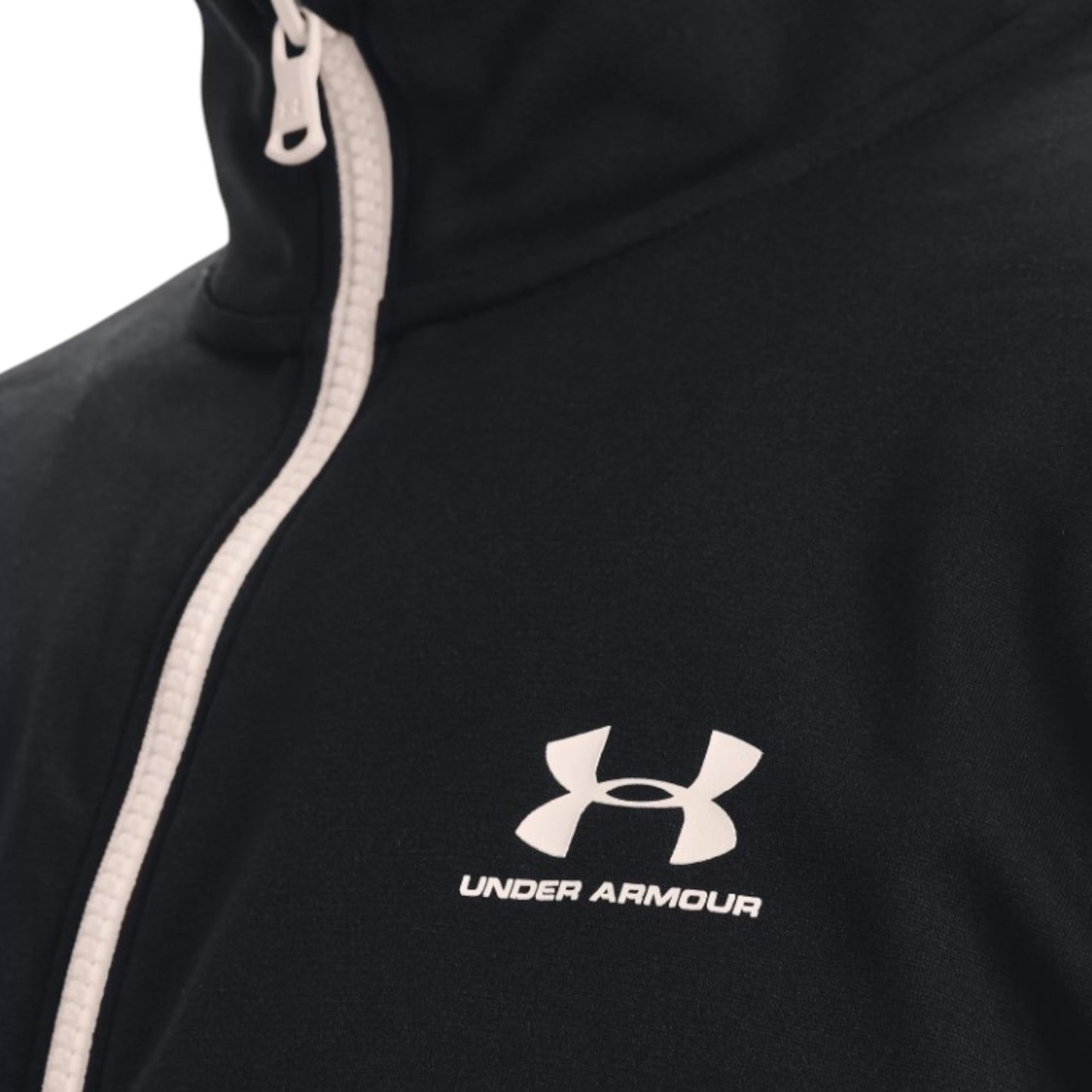 Mens Under Armour Sportstyle Tricot Active Sweatshirt Jacket Black