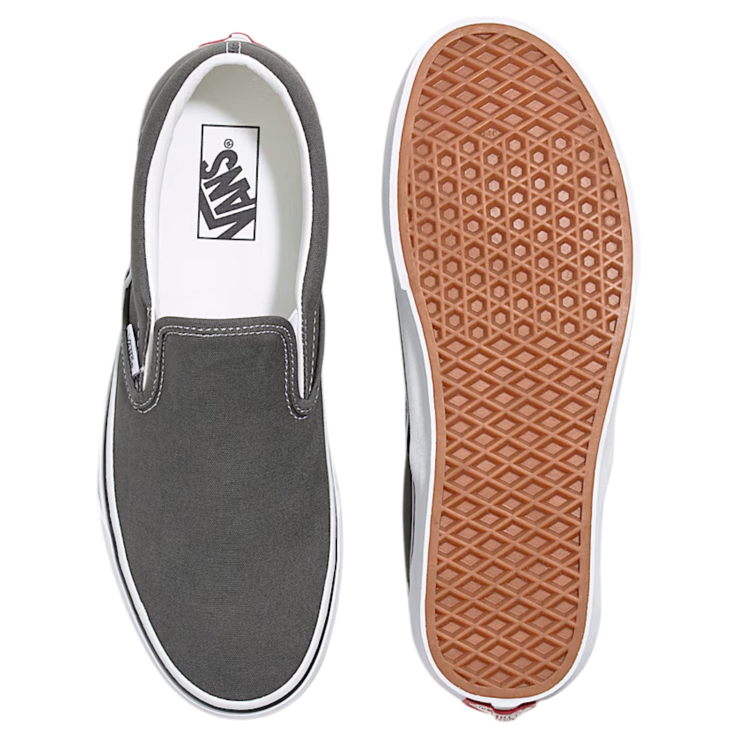 Mens Vans Classic Slip In Shoes Charcoal