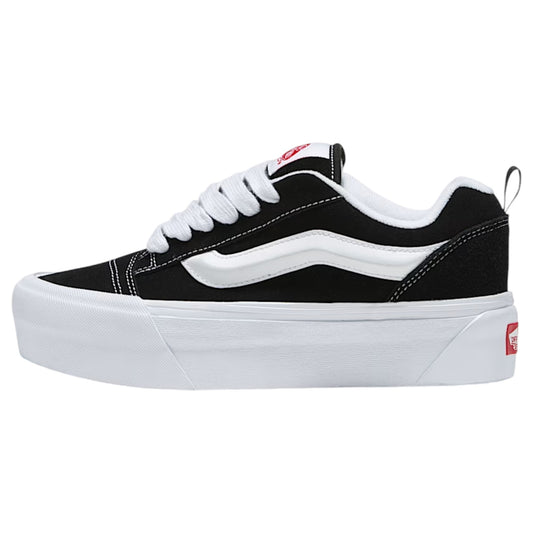 Mens Vans Knu Stack Shoes Black/White