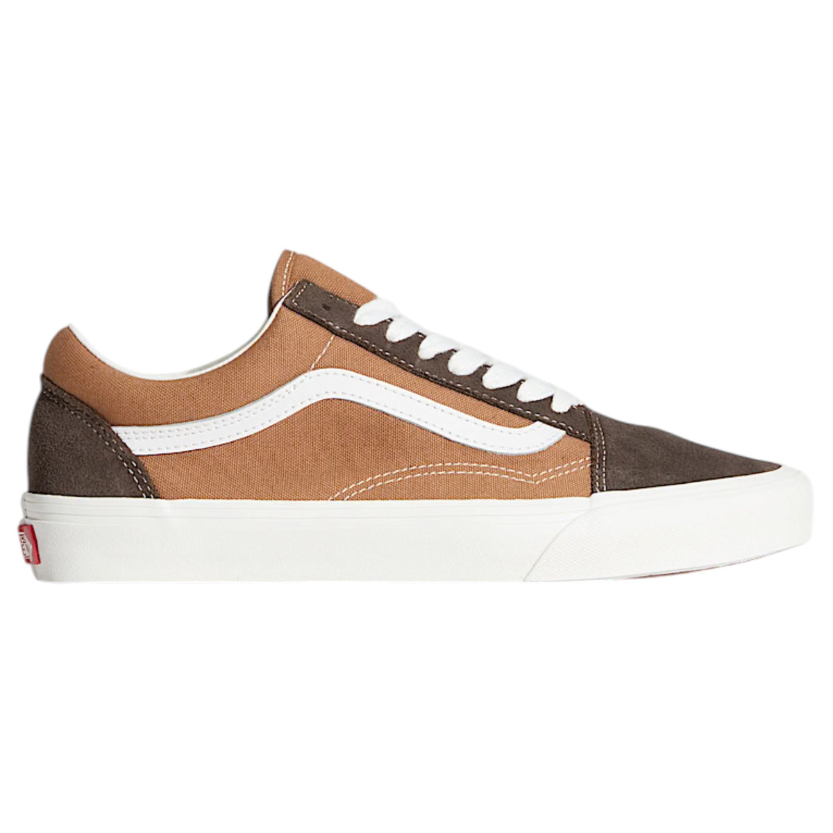 Mens Vans Old Skool 2 Tone Shoes Brown