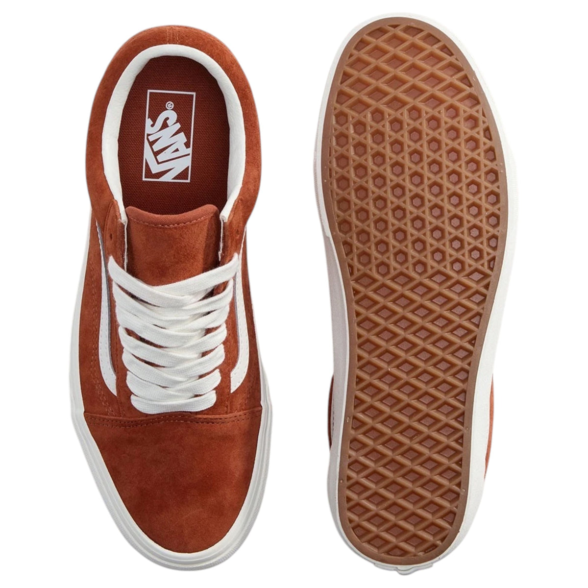 Mens Vans Old Skool V Shoes Orange