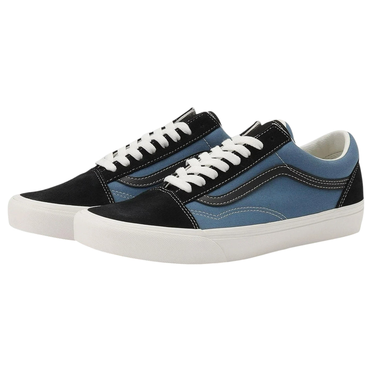 Mens Vans Old Skool Basics Shoes Navy/Black