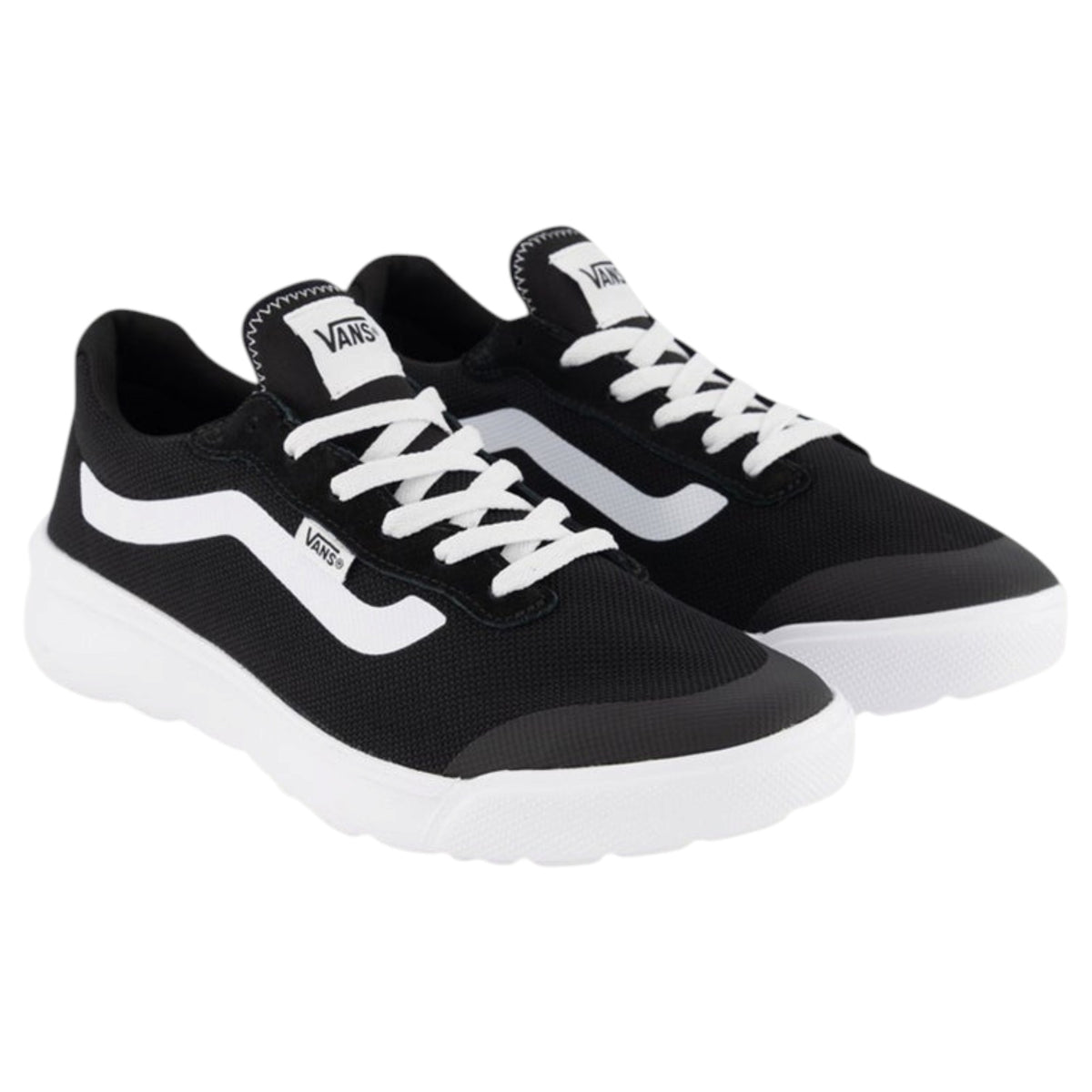 Mens Vans Range BRZ Mesh Shoes White/Black