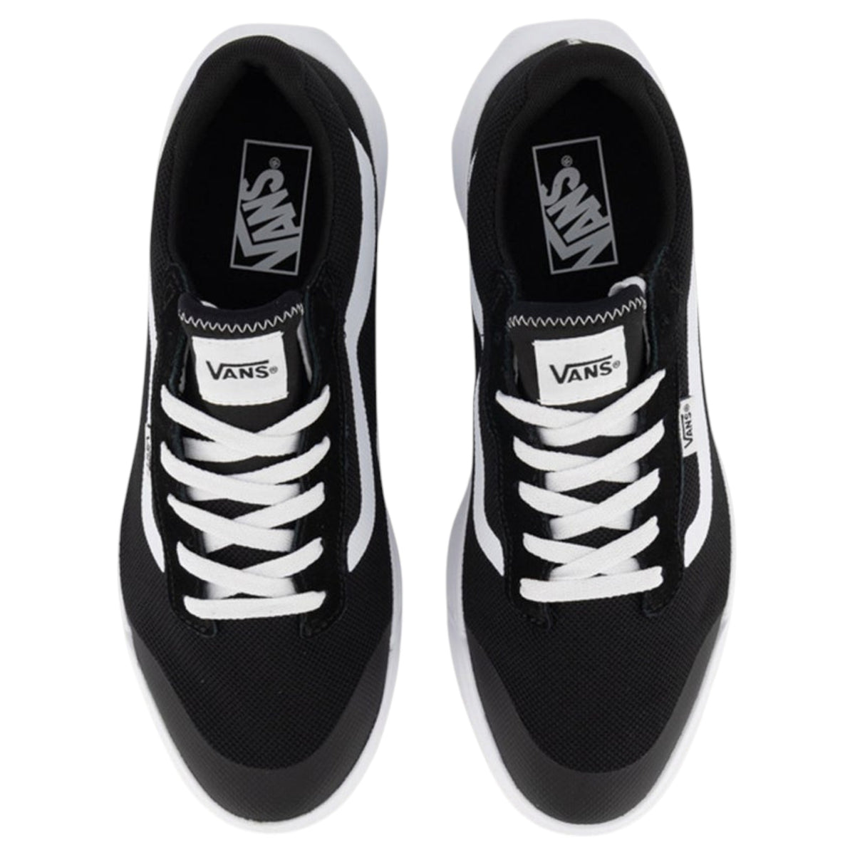 Mens Vans Range BRZ Mesh Shoes White/Black