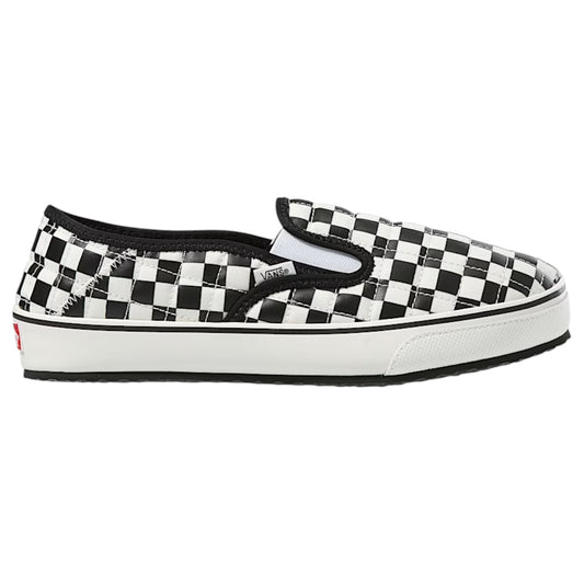 Mens Vans Slip-Er 2 Checkerboard Shoes Black/White
