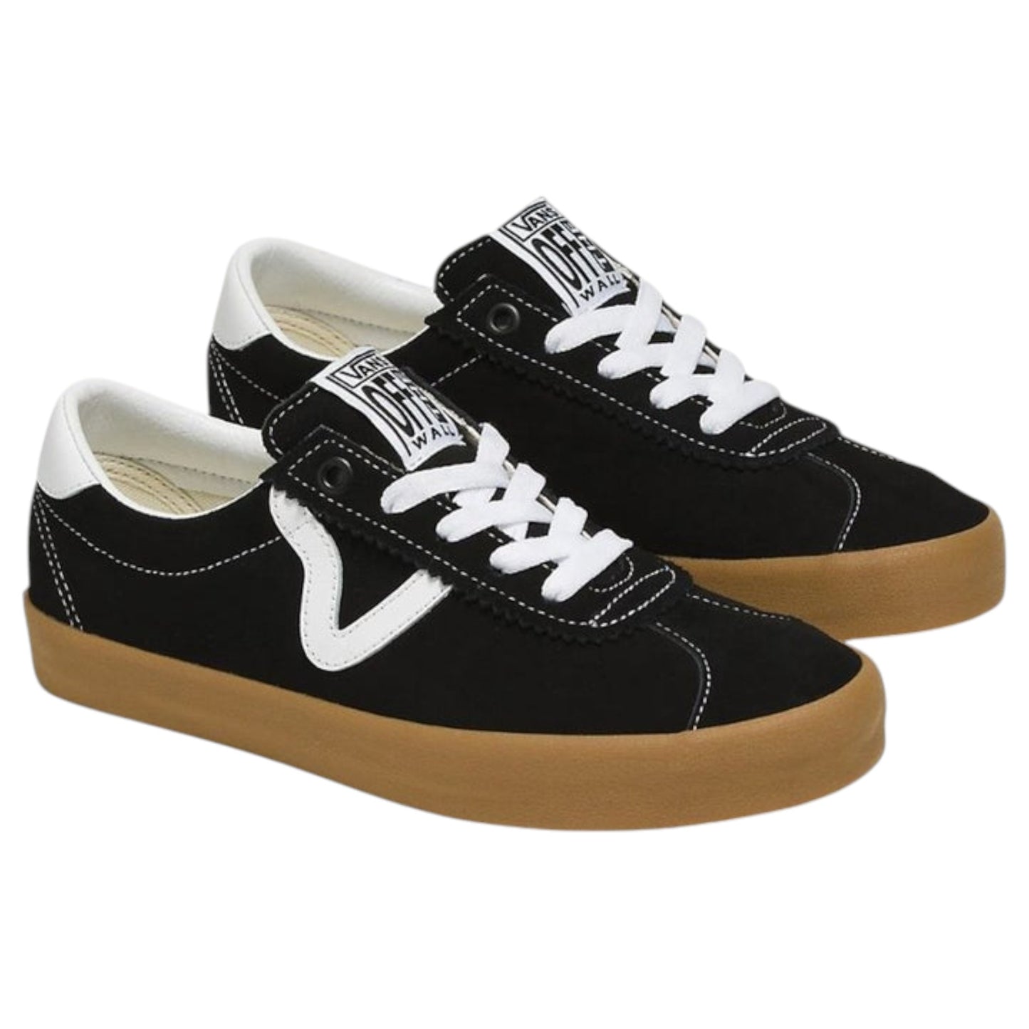 Mens Vans Sport Low Shoes Black/Gum