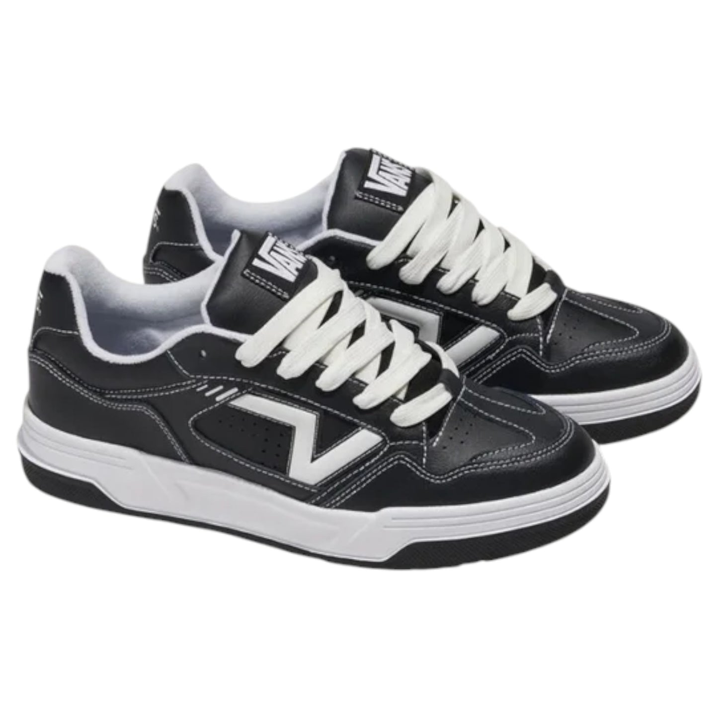 Mens Vans Upland Shoes Black/White