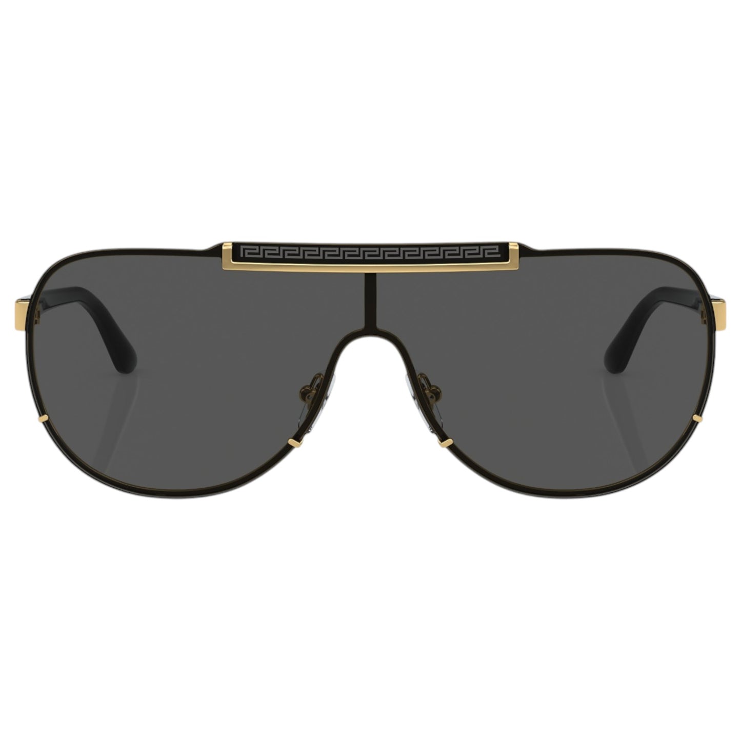 Mens Versace VE2140 Sunglasses Gold/Grey
