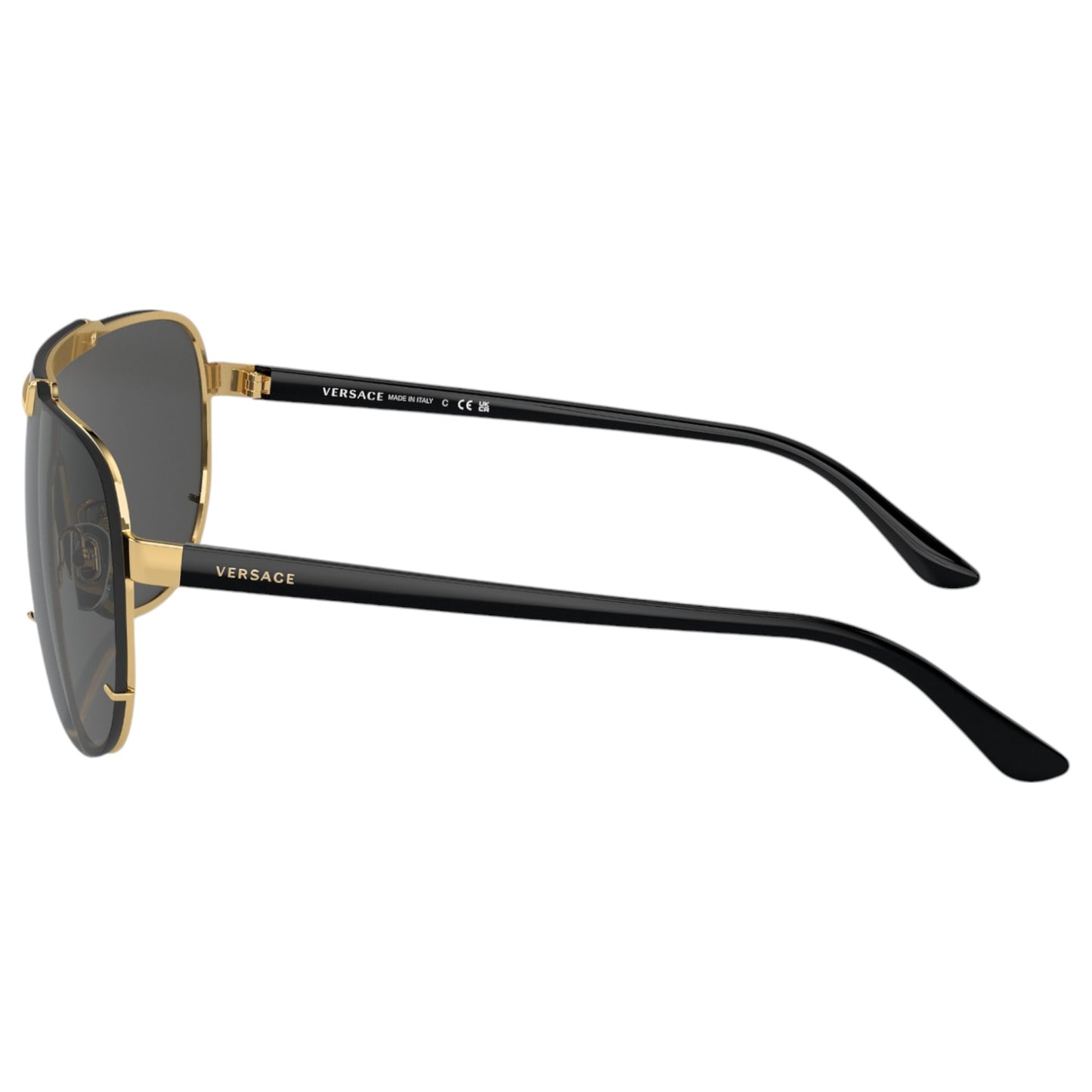 Mens Versace VE2140 Sunglasses Gold/Grey