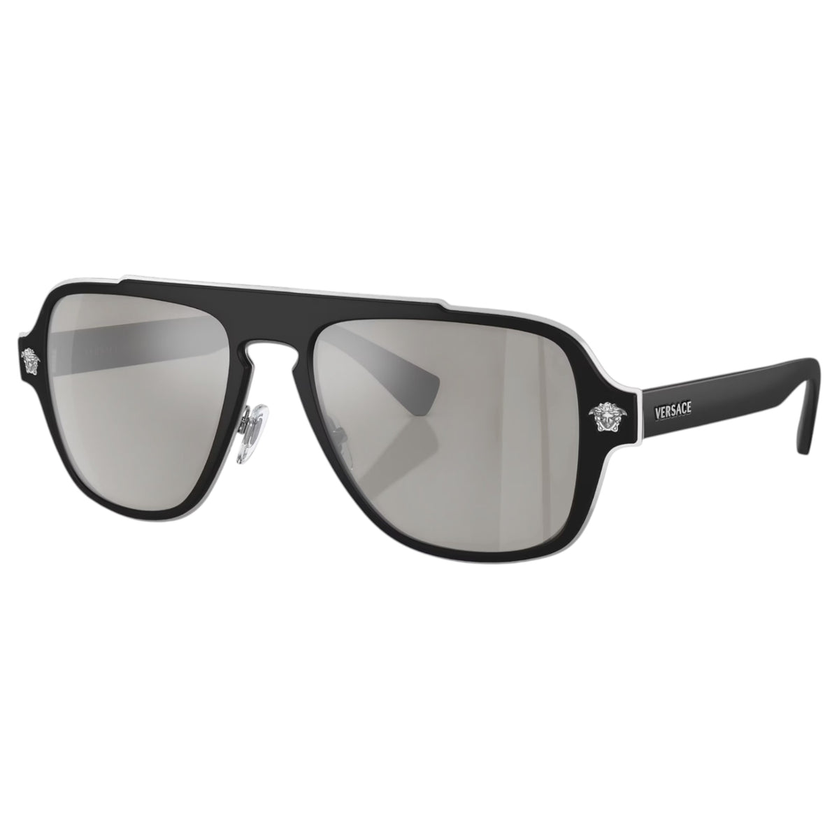 Mens Versace VE2199 Sunglasses Matt Black/ Light Grey