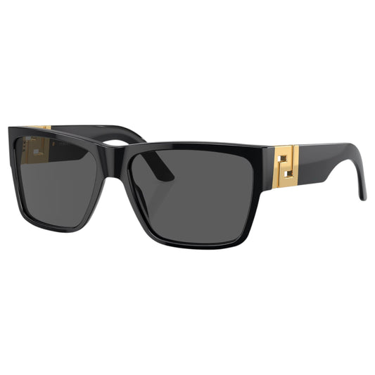 Mens Versace VE4296 Sunglasses Black/ Dark Grey