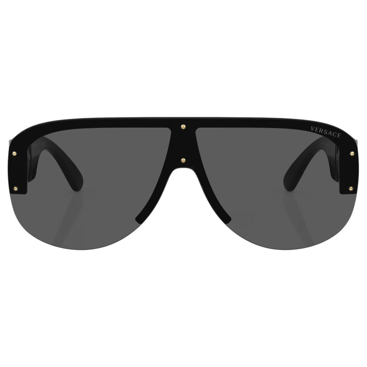Mens Versace VE4391 Sunglasses Black/Dark Grey