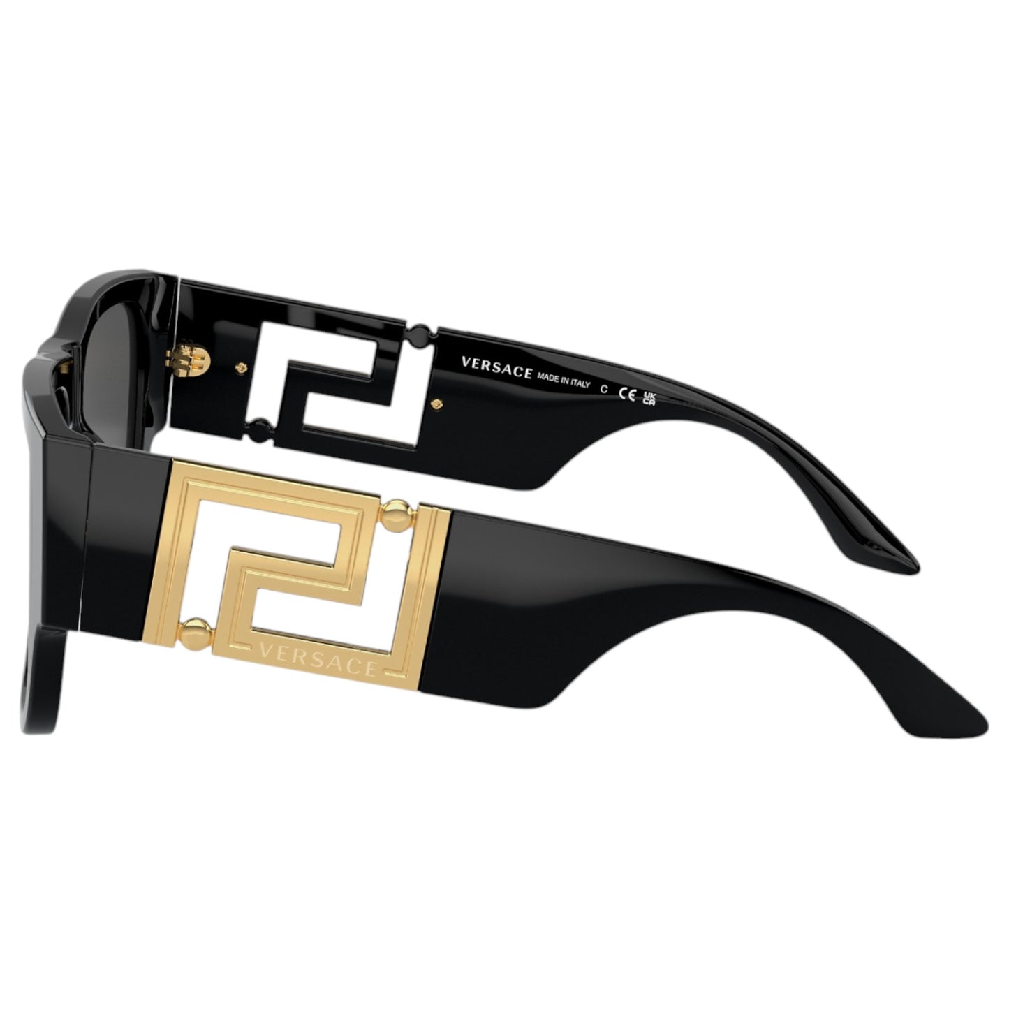 Mens Versace VE4403 Sunglasses Black/Dark Grey