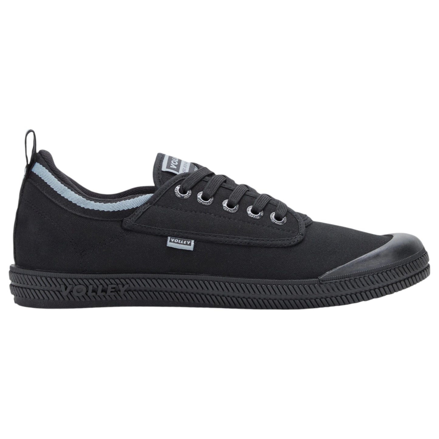 Mens Volley International Low Shoes Black/Dark Grey International Low