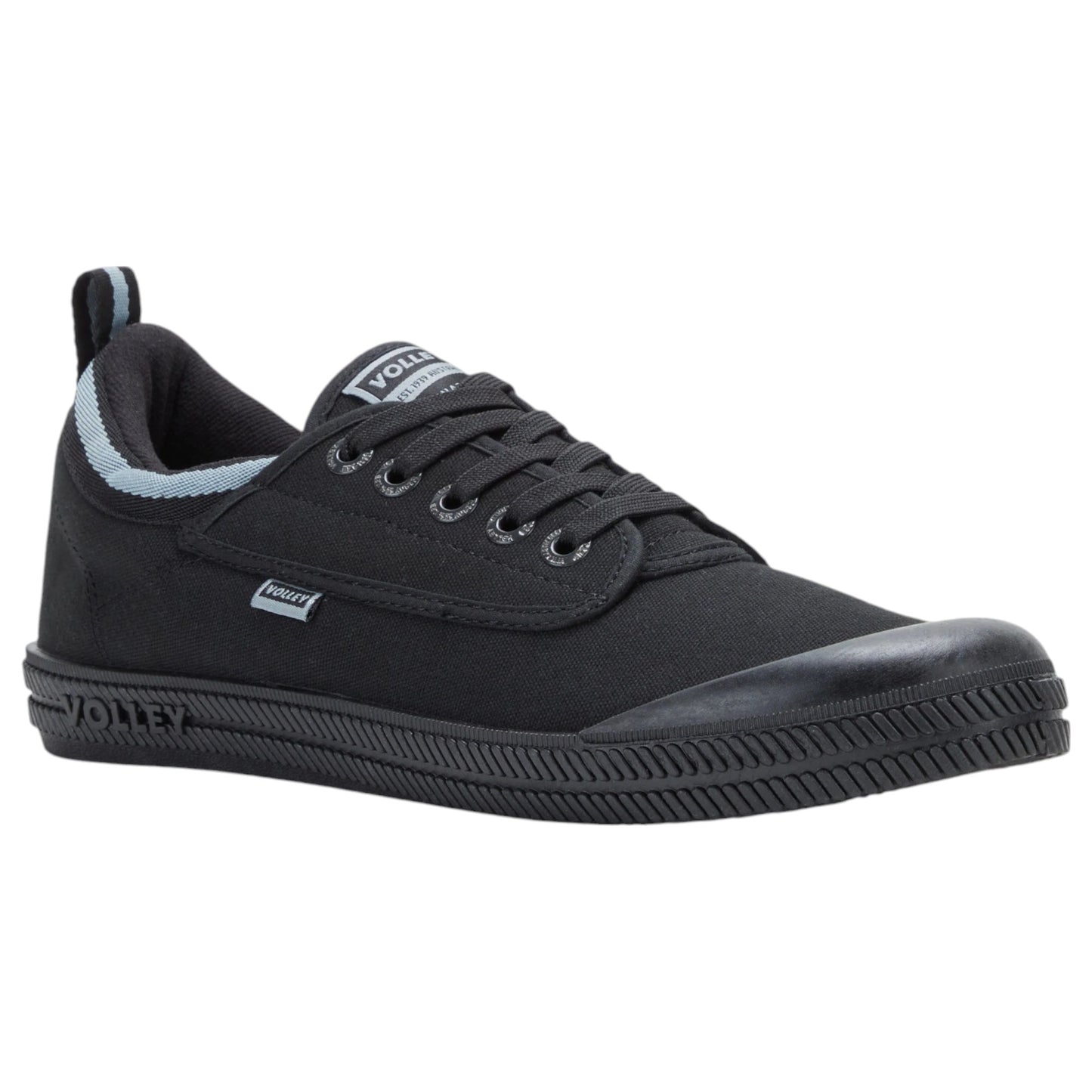 Mens Volley International Low Shoes Black/Dark Grey International Low