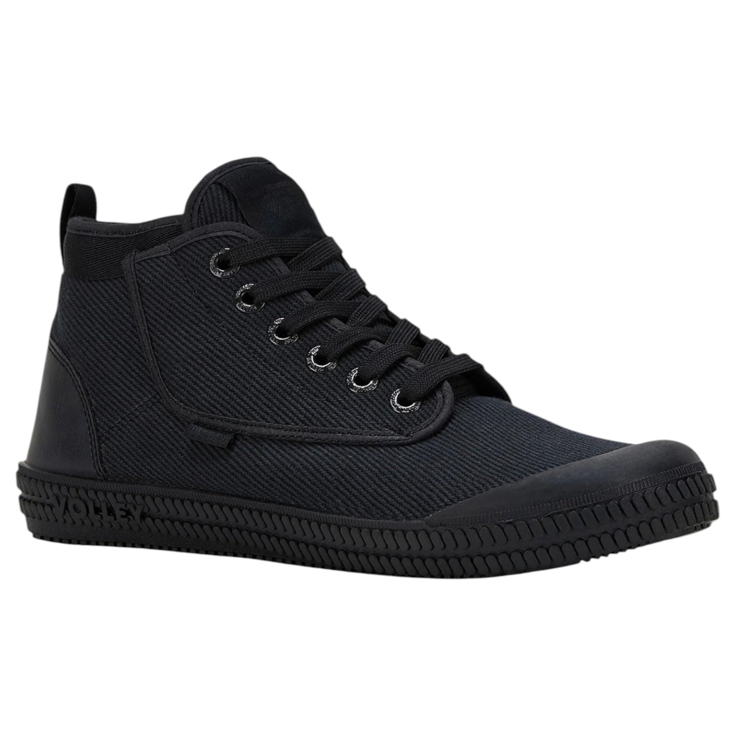 Mens Volley Heritage High Shoes Black