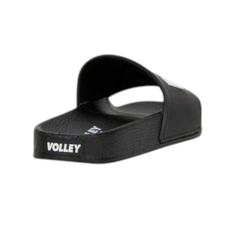 Mens Volley Pool Slides Black/White