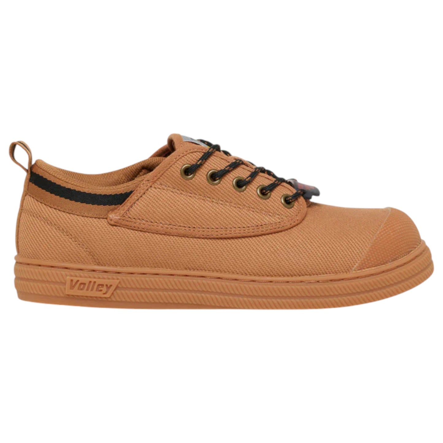 Mens Volley Safety Steel Cap Shoes Tan