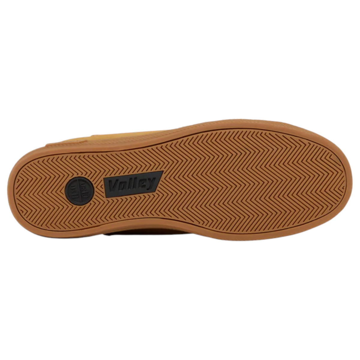 Mens Volley Safety Steel Cap Leather Shoes Tan