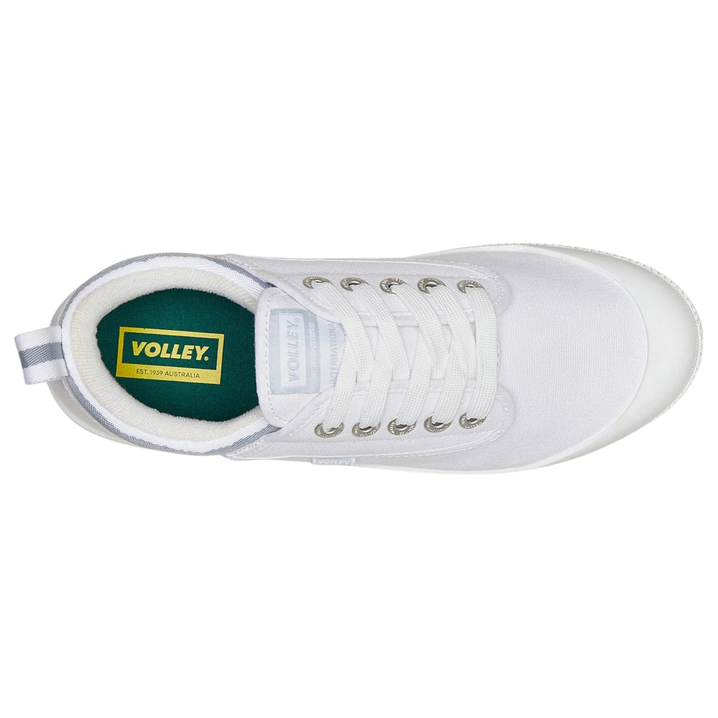 Mens Volley International Low Shoes White / Light Grey