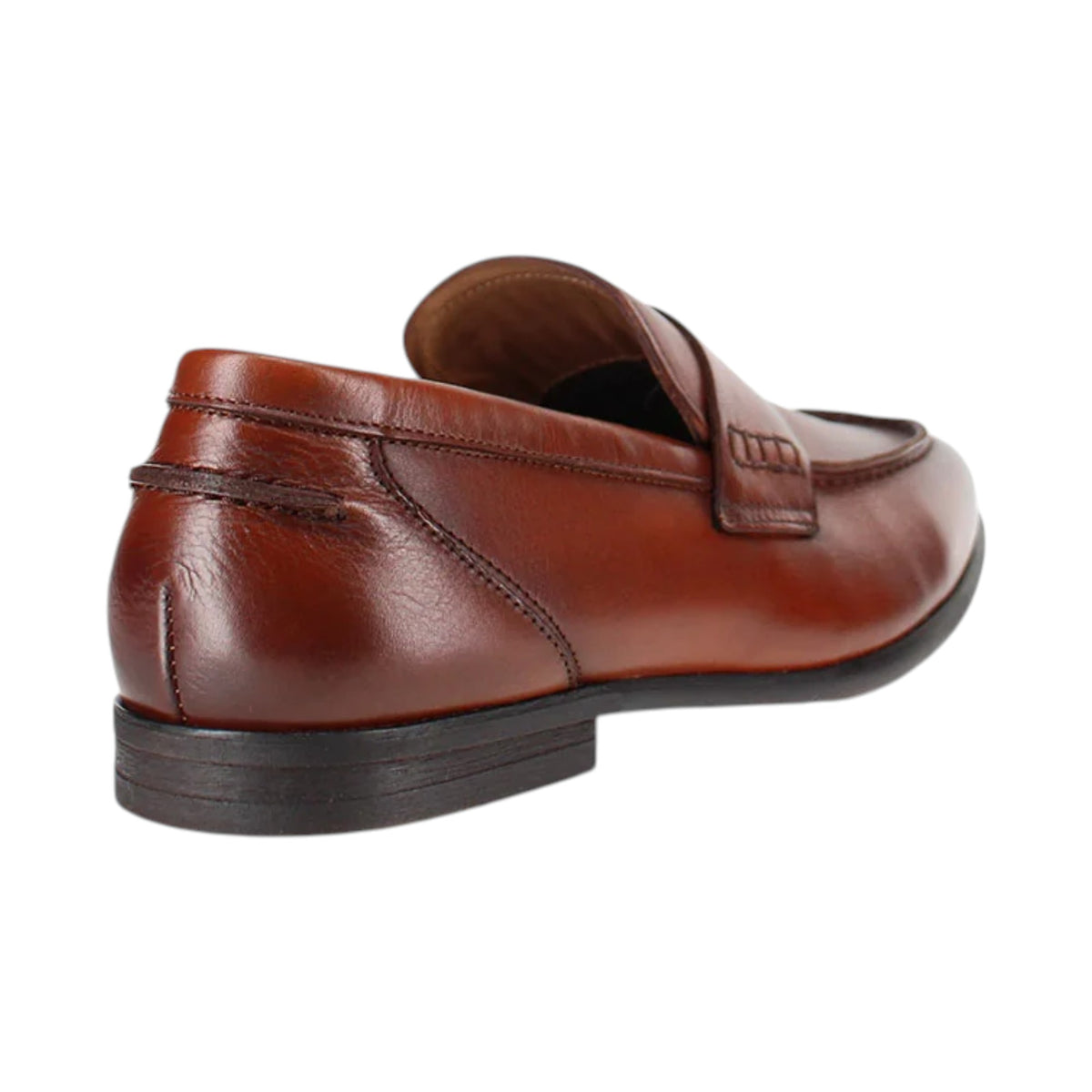 Mens Wild Rhino George Loafers Shoes Cognac