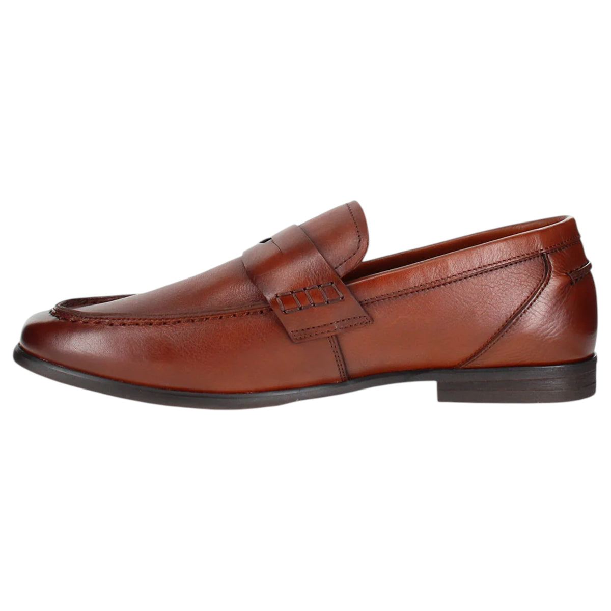 Mens Wild Rhino George Loafers Shoes Cognac