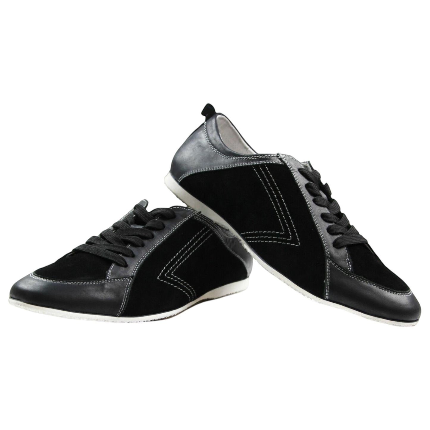 Mens Zasel Anton Shoes Black / Dark Grey