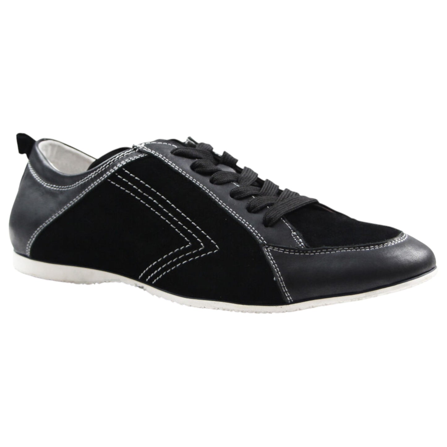 Mens Zasel Anton Shoes Black / Dark Grey