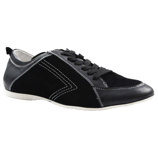 Mens Zasel Anton Shoes Black / Dark Grey